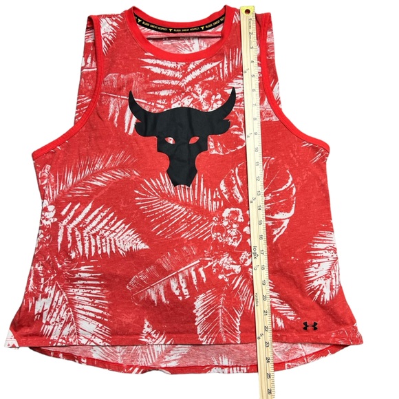 Under Armour Women's Project Rock Aloha Camo Tank Top size XL Loose fit - Picture 3 of 9